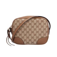 グッチ GGキャンバス ショルダーバッグ GGキャンバス 449413 ベージュ レディース  GUCCI  中古 グッチ
