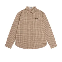 Miu Miu風 イエローチェック シャツ [本日特価|新品未使用品]