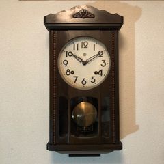 昭和レトロ 愛知時計 オキュパイドジャパン 宮型ボンボン時計 オーバーホール済み稼働品