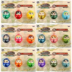 【中古】トレーディングフィギュア 全6種セット 「一番くじ 進撃の巨人～自由への進撃～」 H賞 だるまセット
