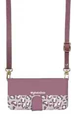 iPhone15ProMax ケース 手帳型 iPhone15 プロマックス スマホケース スマホショルダー レザー ストラップ ヒョウ柄 アニマル柄 豹柄 レオパード 人気 オシャレ 調節可能 130cm  カラー05