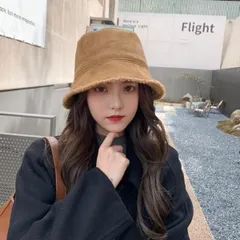 冬帽子レディース秋冬バケットハットボアファーコーデハット暖かい防寒保温クリスマスプレゼント彼女20代30代40代 ccmvm0915p152