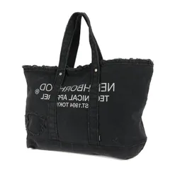 美品 NEIGHBORHOOD ネイバーフッド 20AW ダメージ加工 キャンバス トートバッグ DAMAGE. TOTE-S C-LUGGAGE ブラック 黒 ブランド カバン【メンズ】のサムネイル