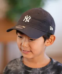 【ムラスポ公式】新品 NEW ERA ニューエラ キッズ キャップ 帽子 Youth 9TWENTY ニューヨーク・ヤンキース ミッドロゴ ネイビー 14392061