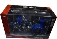 【業界最安値】【在庫豊富】DIECAST モーターバイク Motorcycle ダイキャスト 青 ミニカー プルバック機能付き 完成品