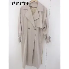◇ titivate ティティベイト 切替 プリーツ 長袖 トレンチコート サイズ M ベージュ レディース  【中古】 【1111220016296】のサムネイル