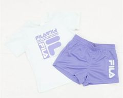 【新品未使用】FILA フィラ キッズ ガールズ　2ピースセット 半袖 短パンツ 春夏 #1300838