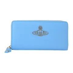 新品 ヴィヴィアン ウエストウッド Vivienne Westwood 長財布 ライトブルー
