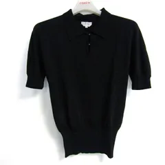 マックスマーラ ポロニット 半袖 トップス レディース Mサイズ ブラック MAX MARA 【中古】のサムネイル