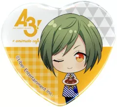 【中古】バッジ・ピンズ 瑠璃川幸 「A3!(エースリー)×animatecafe トレーディングハート缶バッジ カフェスタイルver.(Aグループ)」