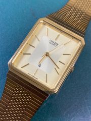 ff494 CITIZEN(シチズン) t4-g02778 ゴールド レクタン - メルカリ