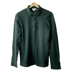 Lacoste(ラコステ) 長袖ポロシャツ サイズUS XS メンズ - ダークグリーン