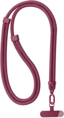 【在庫処分】[SijiRuge] スマホ ストラップ 斜めがけ首掛け肩掛け 携帯ストラップスマホスト7mm 長さ調節可能 ストラップ 1本+ストラップホルダー ステンレス製 1枚入り iPhone Android 全機種対応 紛失・落下防止 (ブロッサ