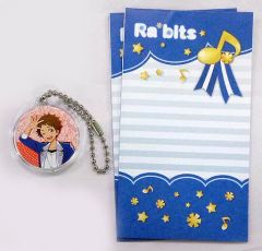 [중고] 키홀더 마스코트(캐릭터) 텐만광&Ra*bits 콜렉트 매력+포치 봉투 [취하는 파카! 안산부 스타즈!