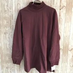 タグ付き　未使用品　コ Provador（プロバドール）　裏起毛トップス　チュニック　レッド系　?