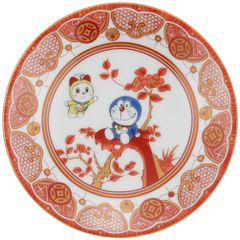 【数量限定】「 ドラえもん 」 九谷焼 小皿 飯田屋風 八郎手 008148