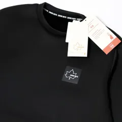 ★ロゴス LOGOS DAYS アウトドア 新品 メンズ 保温 裏起毛 ベロア スウェット トレーナー シャツ 黒 XL [SMSKLD271-BLK-LL]一 三 参★QWER