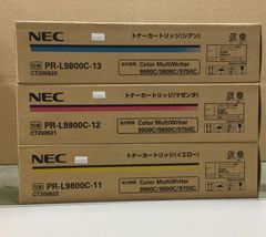 NEC 純正トナー PR-L9800C　３色セット