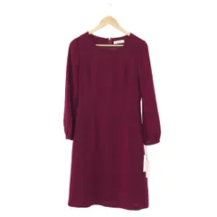 未使用品 miss j ミスジェイ  長袖ワンピース 大きめサイズ:40  パープル  レディース 　240001113747