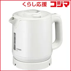 【 新品 未開封 】 タイガー 業務用蒸気レス電気ケトル 「わく子」（０．８Ｌ） PCJ-H081-W ホワイト 未使用 送料無料のサムネイル