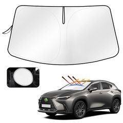 Cartist レクサス NX 20系 サンシェード NX250 NX350 NX350h NX450h+ 2代目2代目 2021.10~現行 フロントガラスサンシェード シェードカーテン マルチサンシェード 遮光性良い シェード 日よけ 車種専用 UVカ 0