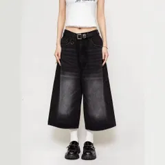 デニムパンツ レディース ガウチョパンツ ７分丈 ワイドパンツ ゆったり ゆるパンツ 美脚 おしゃれ 体型カバー ジーパン 柔らかい 軽量 カジュアル 大人 シンプル デニム 春 夏 秋 wslf01