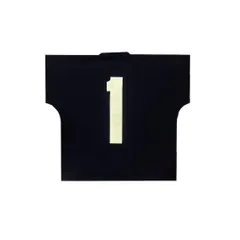 yeezy kanye Vultures1 周辺 背後「1」のプリント 一体裁断半袖 T シャツ 