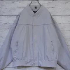 KNIGHTSBRIDGE ナイツブリッジ ナイロンライナー ダービージャケット カップショルダー ジップアップブルゾン スイングトップ XL ライトグレー ライトアウター20202600