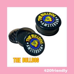 420friendly "THE BULLDOG" アクリルグラインダー 滑らかな削り心地でもっと楽しく 420shibuyaおすすめ（ブラック）