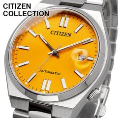CITIZEN 腕時計 シチズン 時計 ウォッチ シチズン コレクション TSUYOSA Collection ツヨサ コレクション 自動巻き メカニカル イエロー メンズ NJ0150-81Z [並行輸入品]