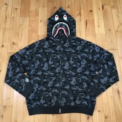 青山限定 BAPE camo シャークパーカー shark ベイプ ape 迷彩