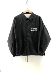 【限定コラボ】ワコマリア×ネックフェイス☆両面プリントロゴ コーチジャケット 黒 WACKO MARIA/NECKFACE / COACH JACKET（BLACK）［コーチJKT-25春