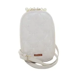 メゾンドフルール Maison de FLEUR あこがれのリボンキルティングミニショルダーバッグ ポーチ ピンク 8A43F0J4500 /AS ■OS