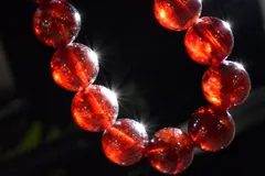 透過性あり ガーネット 9mm ブレスレット 1個売り パワーストーン 天然石 _BG5082-9