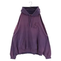 Supreme Overdyed S Logo Hooded Purple XL