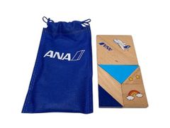 【美品】木製パズル（知育玩具）　ANA　シート欠品