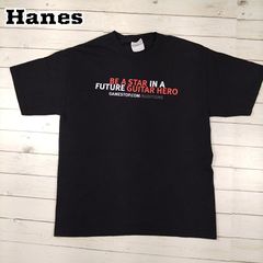 Hanes/ヘインズ guitar hero world tour Tシャツ GameStop ブラック M