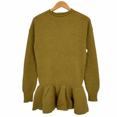 エリン ELIN 19AW ペプラムニット 長袖 チュニックワンピース レディース  00