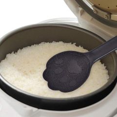 しゃもじ ご飯がくっつなかない 猫 かわいい おしゃれ ネコ デザイン キッチン ツール カトラリー カラトリー 黒 ブラック 貝印 kai 278102 【toh-000dh2723】