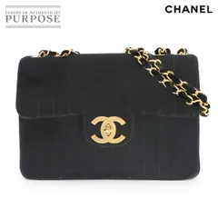 新品同様 シャネル CHANEL マドモアゼル チェーン ショルダー バッグ ベロア ブラック ヴィンテージ ゴールド 金具 90287512