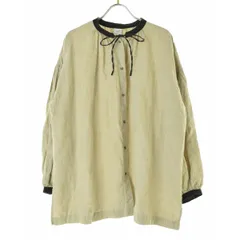 【URBANRESEARCHDOORS】DR35-23T102 バイカラーリネンブラウス長袖ブラウス