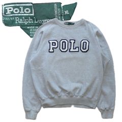 【80s】POLO by Ralph Lauren vintage gray sweat