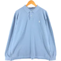古着 ラルフローレン Ralph Lauren POLO by Ralph Lauren CUSTOM FIT 長袖 ポロシャツ メンズXXL相当/eaa525991