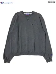 アメリカ古着Championチャンピオンブランドロゴスウェットグレー