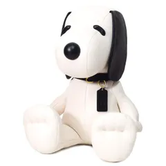 コーチ ぬいぐるみ スヌーピー COACH ぺブルレザー コラボ ピーナッツ コレクティブル テディベア ドール マルチ CBL23