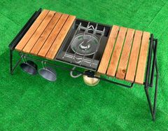 フラットバーナ－テーブルアイアン ワコトオイル ミディアムウォルナット