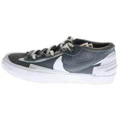 NIKE (ナイキ) ×SACAI BLAZER LOW IRON GREY サカイ ブレザー ローカットスニーカー グレー US9.5/27.5cm DD1877-002