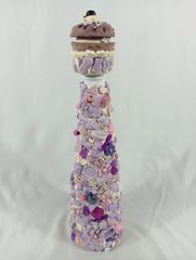 フィリコ　空き瓶　マカロン　紫　お菓子デザイン　かわいい　インテリア　オブジェ
