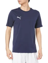 【新品・2営業日で発送】PUMA プーマ TEAMGOAL_カジュアル_TEE (659376) 色 : PUMA_NAVY サイズ : L 