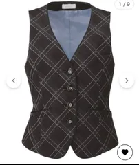 カーシーカシマ事務服ベストEAV587カラー10新品タグ付き